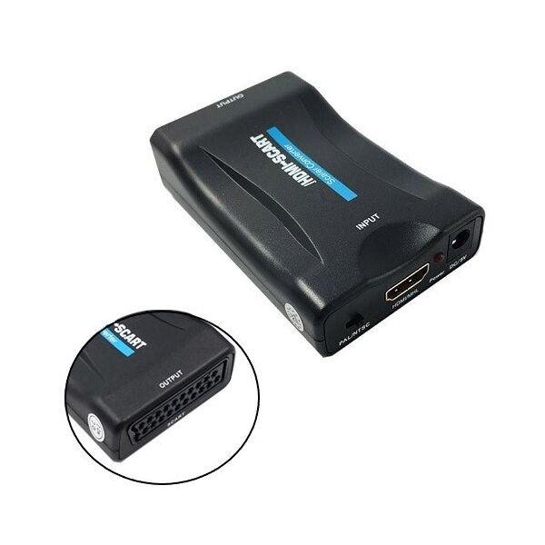 

HDMI - SCART адаптер, конвертер видео, аудио, до 1080p, 60fps