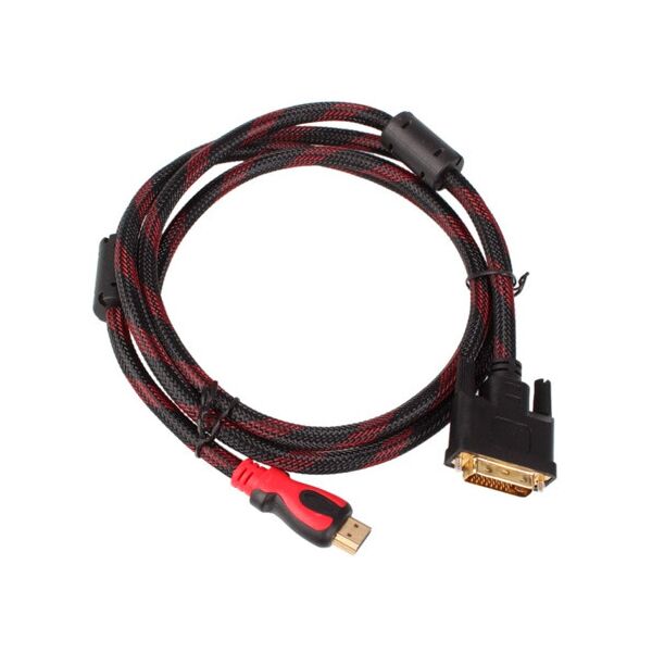 

Кабель переходник DVI - HDMI 1.8м позолоченный