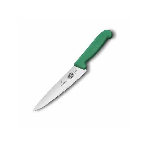 

Ніж кухонний Victorinox Fibrox Carving обробний 15 см зелений