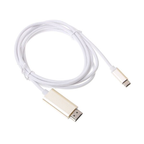 

Кабель USB Type-C - HDMI 1.8м 4К Thunderbolt 3 для Apple MacBook