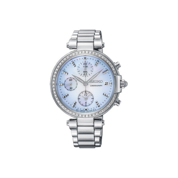 

Часы Seiko SNDV39P1 Klassik Damen-Chronograph 36mm 3ATM
