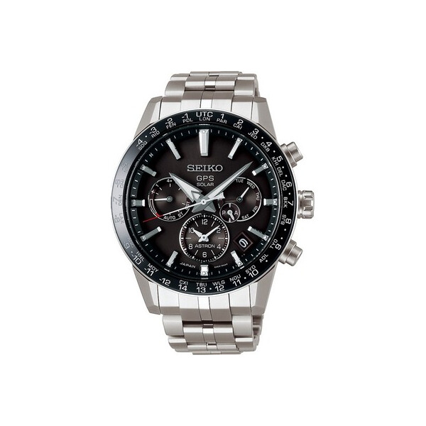 

Часы Seiko SSH003J1 Astron Solar Dual-Time 43mm 10ATM