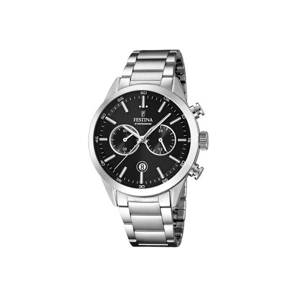 

Часы Festina F16826/C Klassik Herren Chronograph 43mm 5ATM