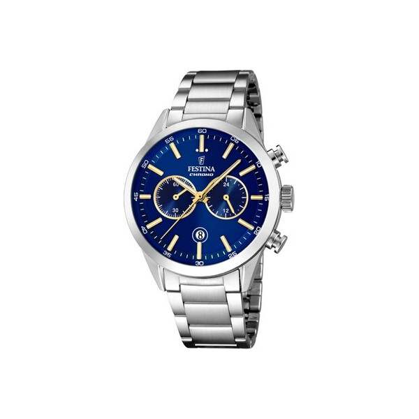 

Часы Festina F16826/E Klassik Herren Chronograph 43mm 5ATM