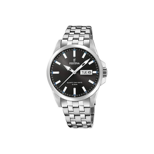 

Часы Festina F20357/2 Klassik Day-Date Herrenuhr 41mm 10ATM