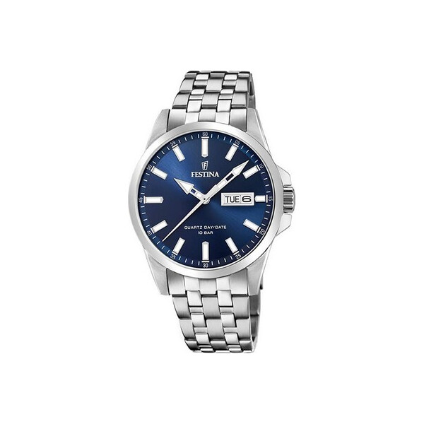 

Часы Festina F20357/3 Klassik Day-Date Herrenuhr 41mm 10ATM