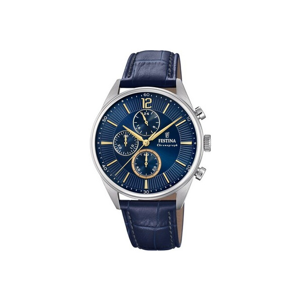 

Часы Festina F20286/3 Timeless Chronograph 41mm 5ATM