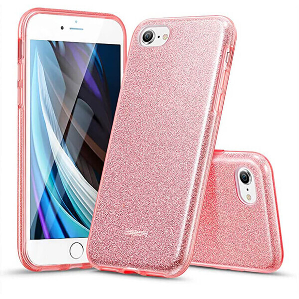 Силиконовый чехол ESR Makeup Glitter Case Rose Gold для iPhone 8 | 7 | SE (2020)