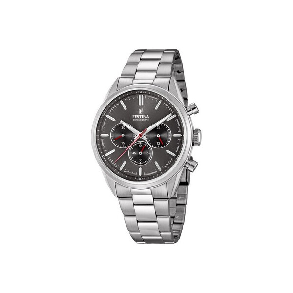 

Часы Festina F16820/7 Timeless Chronograph 44mm 5ATM