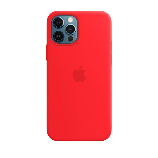 

Силиконовый чехол iLoungeMax Silicone Case Red для iPhone 12 Pro Max OEM