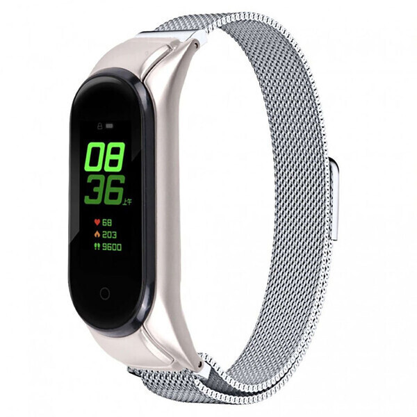 

Металлический ремешок iLoungeMax Milanese Loop Silver для Xiaomi Mi Band 5 | 6
