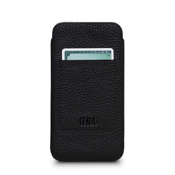 

Кожаный чехол Sena Cases UltraSlim Leather Wallet Sleeve Black для iPhone X | ХS | 11 Pro