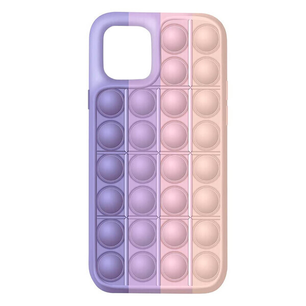 

Чехол антистресс Поп-Ит iLoungeMax Pop It Purple Rainbow для iPhone 12 Pro Max