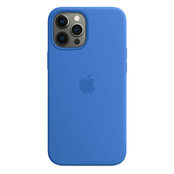 

Силиконовый чехол iLoungeMax Silicone Case MagSafe Capri Blue для iPhone 12 Pro Max OEM (c поддержкой анимации)