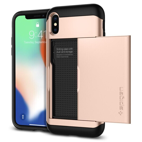 

Чехол Spigen Slim Armor CS Blush Gold для iPhone X | XS
