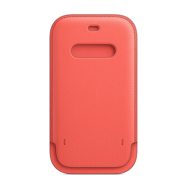 

Кожаный чехол-бумажник iLoungeMax Leather Sleeve with MagSafe Pink Citrus для iPhone 12 | 12 Pro OEM