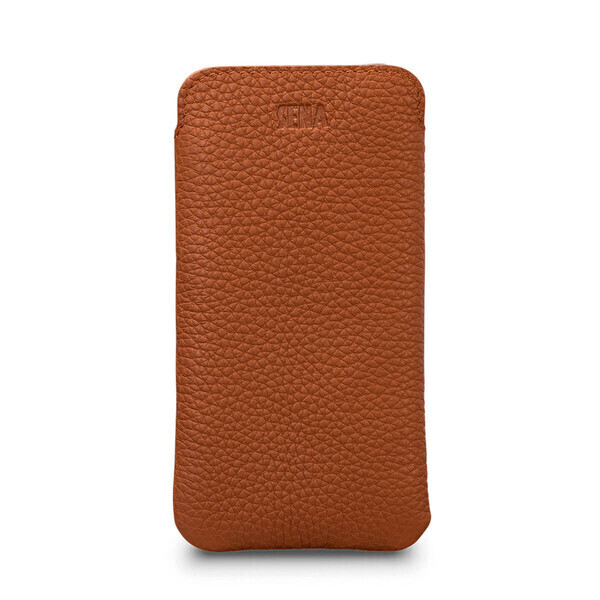 

Кожаный чехол-карман Sena UltraSlim Tan для iPhone 12 mini