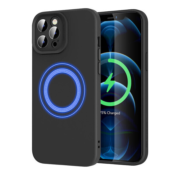 

Силиконовый чехол ESR Cloud Soft Case MagSafe Black для iPhone 12