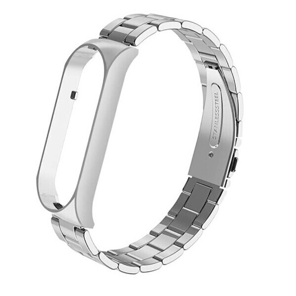 

Металлический ремешок iLoungeMax Stainless Metal Strap Silver для Xiaomi Mi Band 5 | 6