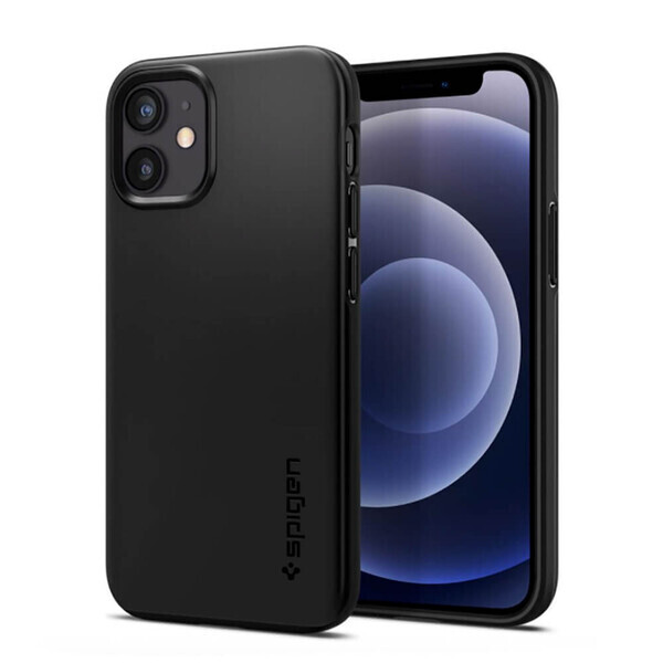 

Защитный чехол Spigen Thin Fit Black для iPhone 12 mini