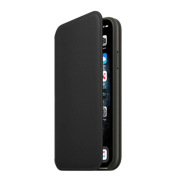 

Черний кожаный чехол-бумажник iLoungeMax Leather Folio Black для iPhone 11 Pro OEM