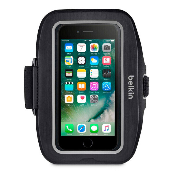 

Спортивный чехол Belkin Sport-Fit Plus Armband Blacktop для iPhone 6 | 6s | 7 | 8