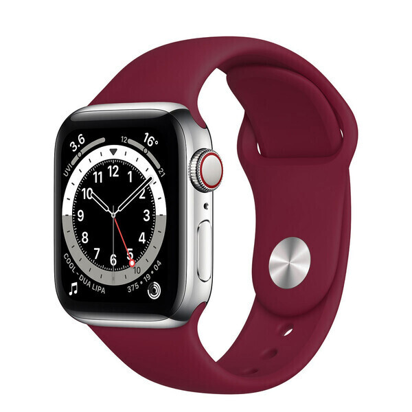 

Ремешок iLoungeMax Sport Band 42mm | 44mm Marsala для Apple Watch SE | 6 | 5 | 4 | 3 | 2 | 1 OEM