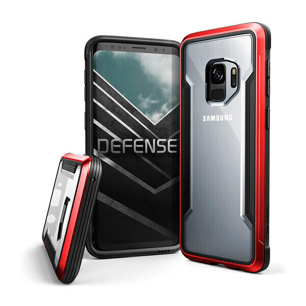 

Противоударный чехол X-Doria Defense Shield Red для Samsung Galaxy S9