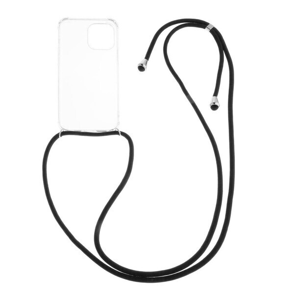 

Прозрачный чехол на шнурке iLoungeMax Crossbody Case Soft TPU Clear для iPhone 12 mini