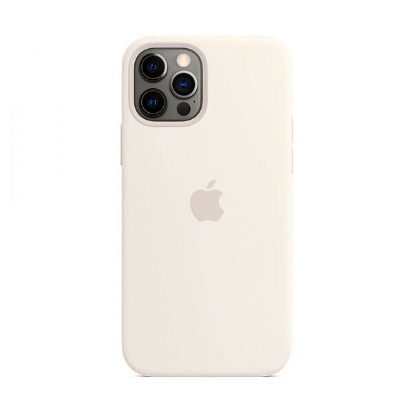 

Силиконовый чехол iLoungeMax Silicone Case MagSafe White для iPhone 12 Pro Max OEM (c поддержкой анимации)