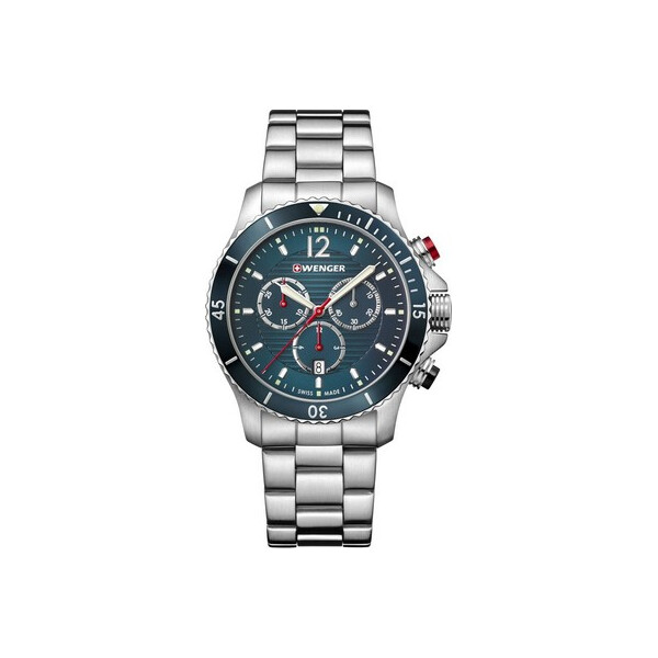 

Часы Wenger 01.0643.115 Seaforce Chronograph 43mm 20ATM