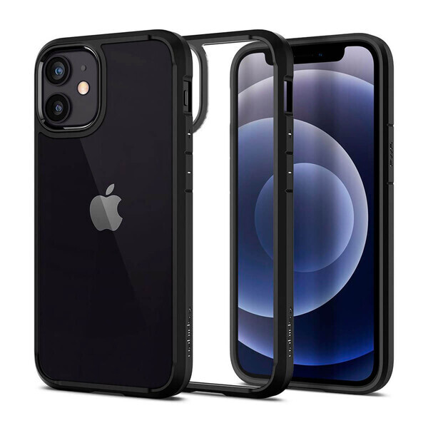 

Защитный чехол Spigen Ultra Hybrid Matte Black для iPhone 12 mini