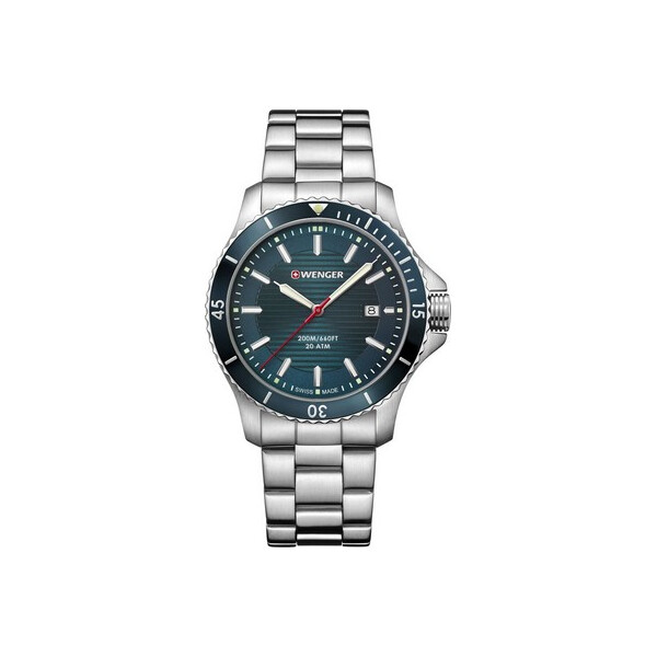 

Часы Wenger 01.0641.129 Seaforce Herren 43mm 20ATM