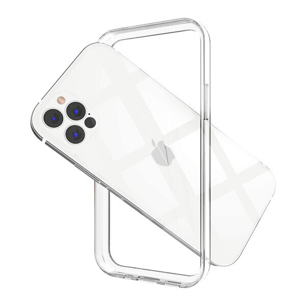 

Прозрачный силиконовый бампер iLoungeMax Transparent Bumper для iPhone 12 Pro Max
