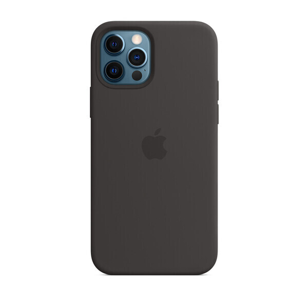 

Черный силиконовый чехол iLoungeMax Silicone Case для iPhone 12 Pro Max OEM