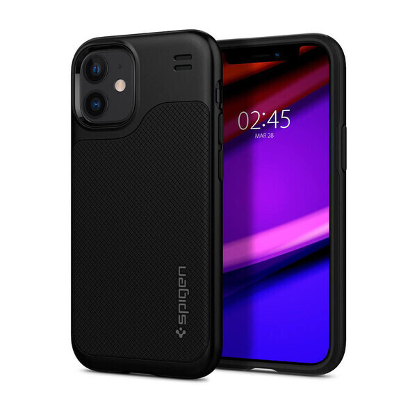 

Черный силиконовый чехол Spigen Hybrid NX для iPhone 12 | 12 Pro