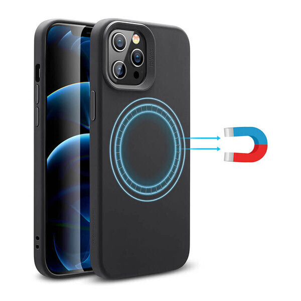 

Черный силиконовый чехол ESR Cloud Soft HaloLock MagSafe для iPhone 12 Pro Max