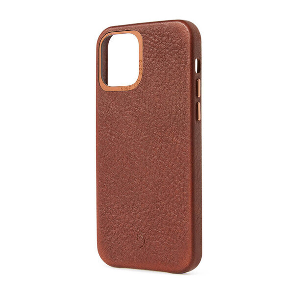 

Кожаный чехол Decoded Back Cover Brown для iPhone 12 mini