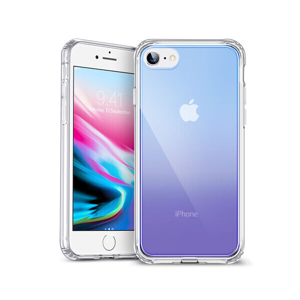 

Стеклянный чехол ESR Ice Shield Blue | Purple для iPhone 7 | 8 | SE 2020