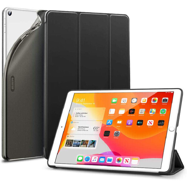 

Чехол-подставка ESR Rebound Slim Smart Case Black для iPad 8 | 7 10.2" (2020 | 2019)