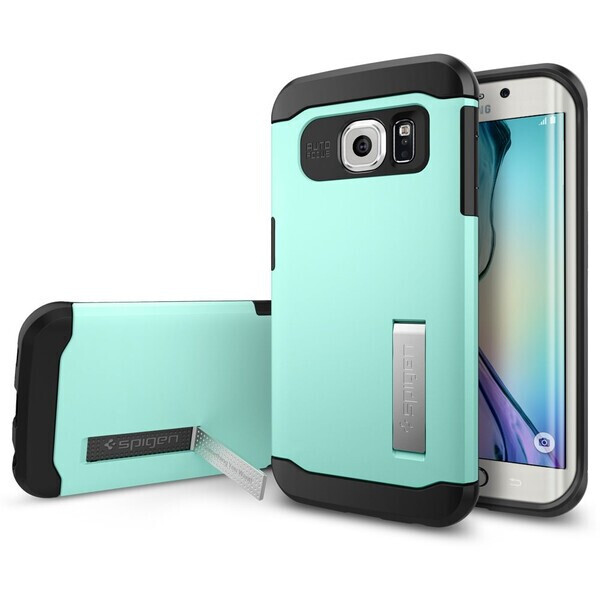 

Чехол Spigen Slim Armor Mint для Galaxy S6 Edge