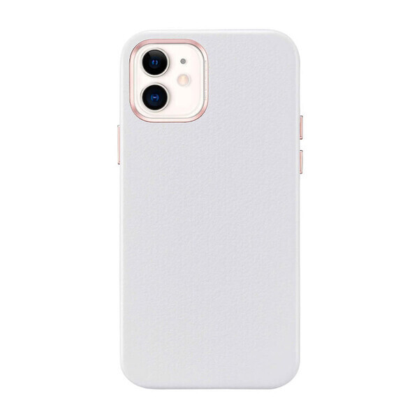 

Белый кожаный чехол ESR Metro Leather White для iPhone 12 | 12 Pro