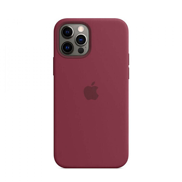 

Силиконовый чехол iLoungeMax Silicone Case MagSafe Plum для iPhone 12 Pro Max OEM (c поддержкой анимации)