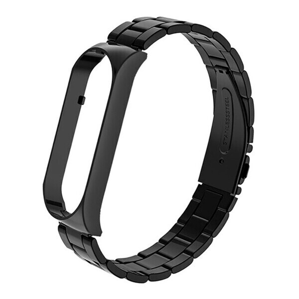 

Металический ремешок iLoungeMax Stainless Metal Strap Black для Xiaomi Mi Band 5 | 6