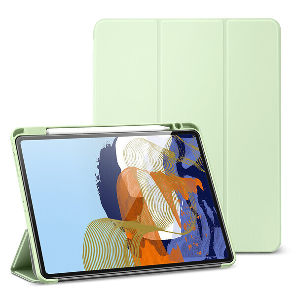 

Чехол-книжка с держателем для Apple Pencil ESR Rebound Pencil Mint Green для iPad Pro 12.9" M1 (2021)