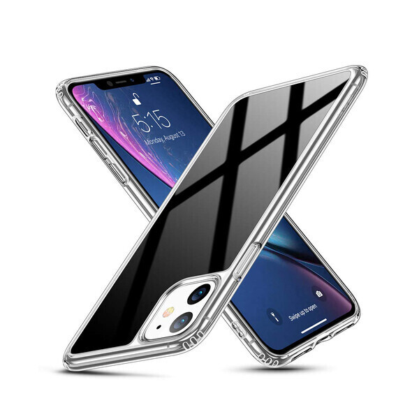 

Стеклянный чехол ESR Ice Shield Black для iPhone 11