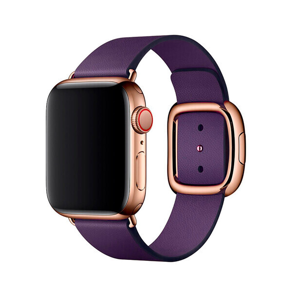 

Ремешок iLoungeMax Modern Buckle Dark Aubergine для Apple Watch 44mm | 42mm SE | 6 | 5 | 4 | 3 | 2 | 1 OEM