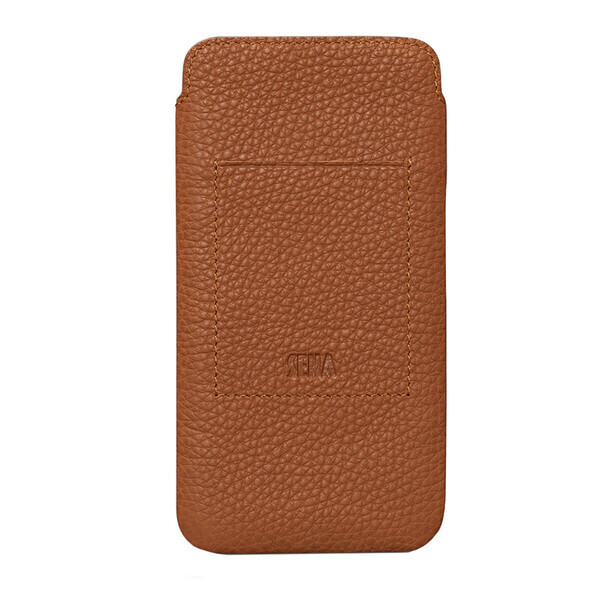 

Кожаный чехол-карман Sena UltraSlim Wallet Tan для iPhone 12 | 12 Pro