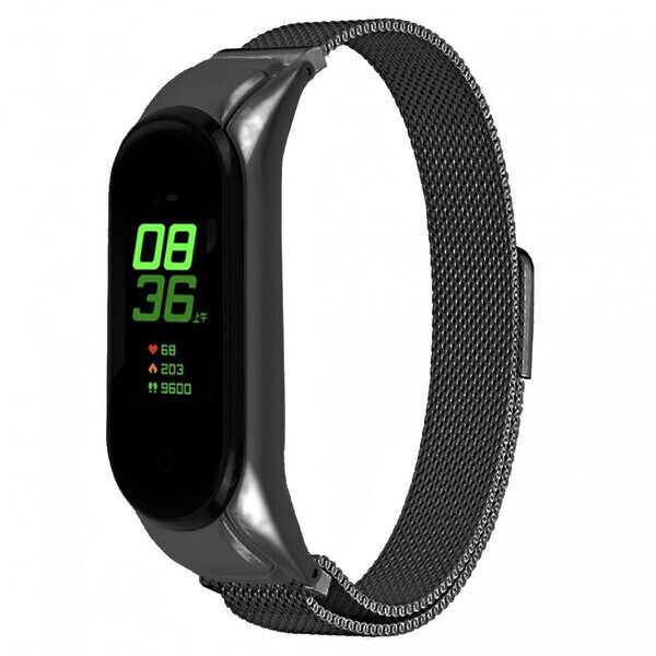 

Металлический ремешок iLoungeMax Milanese Loop Black для Xiaomi Mi Band 5 | 6