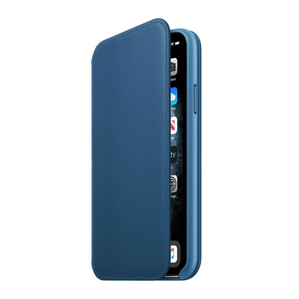 

Кожаный чехол-бумажник iLoungeMax Leather Folio Cosmos Blue для iPhone 11 Pro OEM